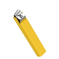 Nouveau coupe-ongles en acier inoxydable anti-éclaboussures, portable, format unique, grande taille, modèle à lame plate BP048 pour manucure hommes et femmes