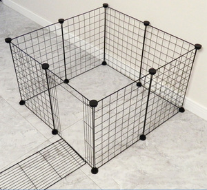 DIY Cat <strong>Dog</strong> <strong>Cages</strong> <strong>Foldable</strong> Pet Metal <strong>Wire</strong> Fence - Product Image 2