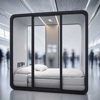 Petit hangar de cosses de bureau à domicile de style moderne cosses de bureau mobiles réception fabricant de cosses de bureau de jardin Corée du Sud petites maisons