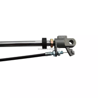 Vérin à gaz cylindrique en acier verrouillable et contrôlable avec bouton, vérin à gaz réglable, capacité de charge de 25 lb pour fauteuils de massage et machines