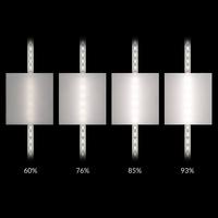 Plaque diffuseur LED en acrylique PMMA blanc opale KUNXIN, 1-3 mm, brillant, extrudé, 1220*2440 mm, découpable sur mesure