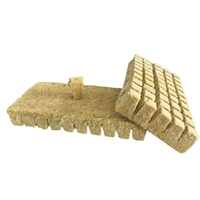 Cube en laine de roche hydroponique 25*25*25mm avec trou, cube pour la plantation de légumes, dalle en laine de roche minérale