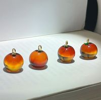Collier chaîne pendentif pomme en argent 925 et ambre véritable, pierres précieuses rouges et bleues, bijoux fins pour femmes, vente en gros/détail