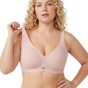 Sujetador SHANGBINI Talla Grande Sin Costuras Copa Completa Push-Up Delgado con Tirantes Ajustables Cómodo para Mujer - Product Image 2