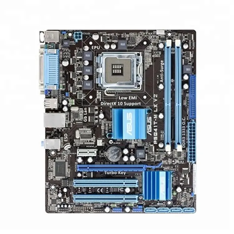 Desktop motherboard g41 placa-mãe para asus ddr3 775, placa pequena P5G41T-M lx v2 mainboard pc