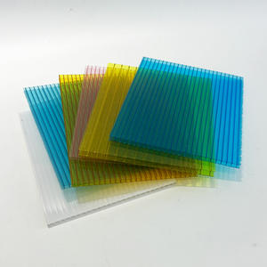 <span class=keywords><strong>Prix</strong></span> usine Pc <span class=keywords><strong>4x8</strong></span> feuille 8mm 10 mm clair Double paroi panneaux creux double paroi feuille de Polycarbonate pour serre - Product Image 4