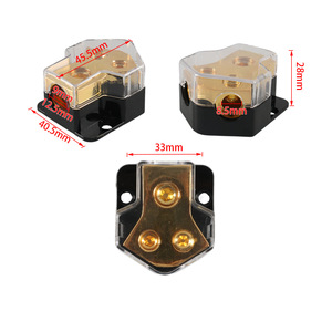 <b>Car</b> Audio Splitter Box 1 To 2 Way Wiring Harness 12-24V For <b>Car</b> Speaker <b>Amplifier</b> Connection - Product Image 5