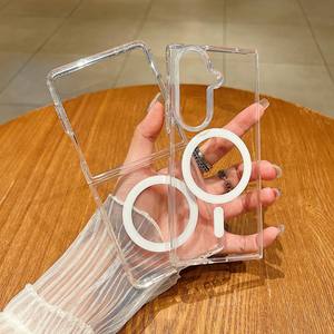 เคสโทรศัพท์อะคริลิกใสสำหรับ Samsung Z Fold 7 6 5 4 3เคสแม่เหล็กใสสำหรับ Galaxy Z flip 7ปกหลังสำหรับ iPhone - Product Image 6