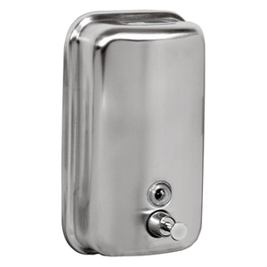HF Wholesales Distributeurs de <span class=keywords><strong>savon</strong></span> liquide muraux en acier inoxydable SUS304 1L/1000ml avec pompe en laiton brossé pour hôtels - Product Image 1