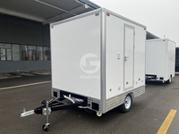 Etodevice Remorque de toilettes mobiles de luxe personnalisée avec climatisation pour mariages, événements et installations extérieures VIP