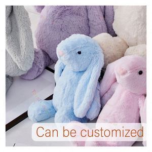 Peluche Lapin Doux à Longues Oreilles en Coton PP avec Doublure en Maille, Personnalisable, Cadeau d'Anniversaire pour Enfants - Jouet Anti-Stress Certifié EN71 - Product Image 3