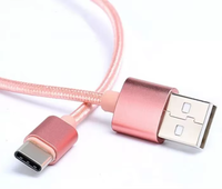 Câbles USB en nylon tressé 1M 2M 3M 2.4A 3A à chargement rapide pour téléphone, vente en gros, pas cher, avec logo OEM