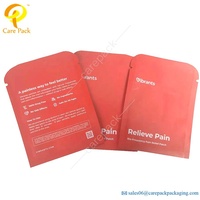 Sachet biodégradable en papier d'aluminium à fermeture automatique, Sachet d'échantillon à fermeture automatique, emballage cosmétique