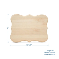 Logo personnalisé Sublimation Memorial Souvenir Médaille d'honneur en bois Plaque vierge inachevée