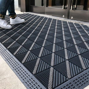 Poussière Neige EVA Moderne Antidérapant Extérieur Revêtement de Sol en Vinyle Emboîtable Tapis de Porte Modulaire d'Entrée - Product Image 4