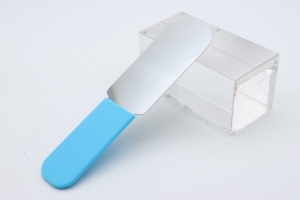 Dental Mouth Mirror Stainless Steel two Sided Blue Handle Intraoral Examination <b>Tool</b> with <b>silicone</b> handle fog free - Product Image 2