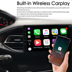 Autoradio 8GB+128GB con Controllo Vocale AI per <span class=keywords><strong>Peugeot</strong></span> <span class=keywords><strong>308</strong></span> T9 308S <span class=keywords><strong>2013</strong></span> - 2017 Android 13 CarPlay Wireless Lettore Video Multimediale GPS - Product Image 5