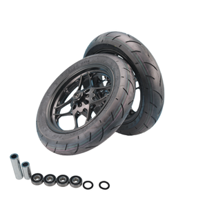 Velg Supermoto Alloy 2.15/2.5-12 Depan dan Belakang dengan Ban Kenda 90/90-12, 110/70-12 15/12mm untuk Pit Dirt Bike/Motor Jalanan - Product Image 3