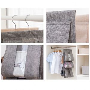 Folding Clear Hanging Purse Handbag Organizer Space-Saving Bag Collection Storage Holder for <b>Wardrobe</b> Closet - Product Image 6