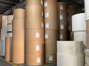 Rollo de papel Kraft <span class=keywords><strong>Jumbo</strong></span> marrón de grado alimenticio 190GSM ecológico 100% para taza, tazón, plato, fiambrera, uso para galletas, pan, leche - Product Image 2