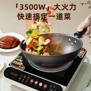 Schott Flat Ceramic Cooktop 3500W Single Burner Electric Stove With Touch Control For Home Kitchen - Product Image 2
