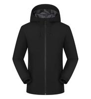 Imperméable personnalisé monocouche résistant à l'usure respirant fermeture à glissière veste de pluie coupe-vent imperméable pour la saison d'automne