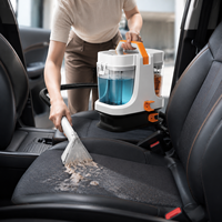 Nettoyeur de tapis robuste 3 en 1, système de pulvérisation, brosse et aspiration, nettoyage en profondeur pour canapé, tapis, intérieur de voiture