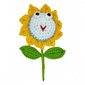 Wholesale Cheap Toysrunner Plush Toys Knitted Doll Hand Knitting Crochet Stuffed Animal Woven Kit Doll Toy <b>Wool</b> <b>Craft</b> Handmade - Product Image 1