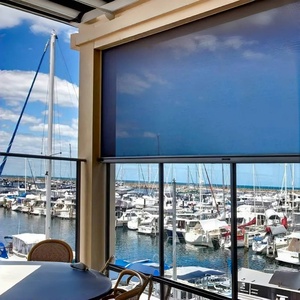 Sistema de Toldo Motorizado con Cremallera, Resistente a la Lluvia y al Viento, Persianas Exteriores para Patio, Balcón, Pérgola - Product Image 4