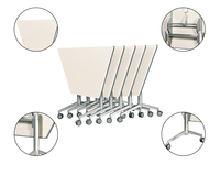 École plier combinaison Discussion apprentissage formation chaise de bureau étudiant pliable Table de formation