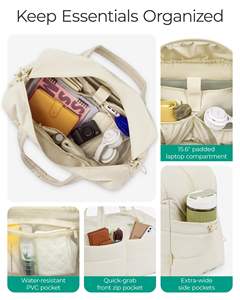 Bolsa de Viaje para Mujer, Apta para TSA, con Diseño de Lados Suaves, Material de Nailon Ultraligero, para Viajes de un Día - Product Image 2