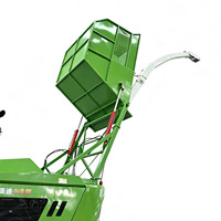 Moissonneuse-batteuse à ensilage de maïs automatisée à transmission automatique de 400 CV à haute efficacité, machines agricoles