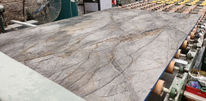 Dalles de marbre Surface mate/aiguisée à racines argentées, marbre <span class=keywords><strong>Eldorado</strong></span> <span class=keywords><strong>bleu</strong></span>, gris Astana avec veine de racines marron jungle pour revêtement de sol - Product Image 3