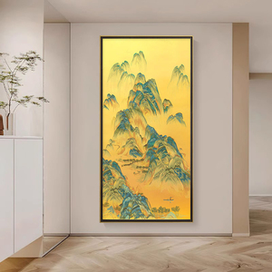 Custom Luxury Handmade Embroidery Landscape Oil Painting Porch Home Wall Art Decoration GH-06 Wall Sticker Home Decor GH-06 GH-0 - Product Image 5