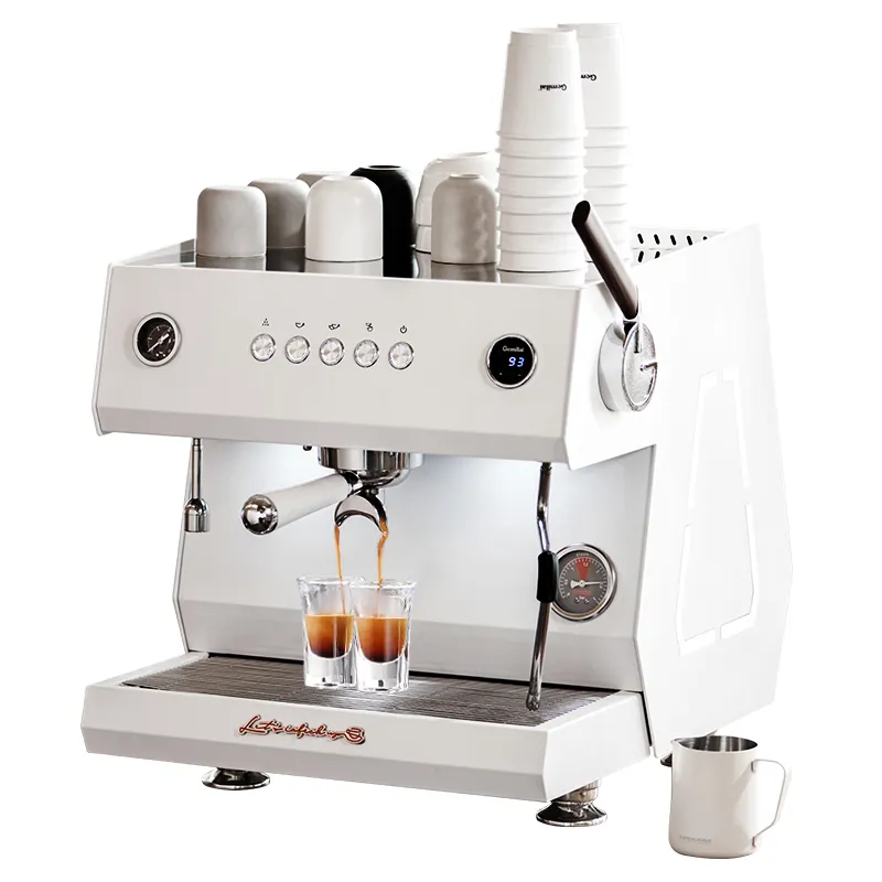 Gemilai CRM3111 cafeteira expresso 3 en 1 double chaudière industrielle commerciale barista machine à café espresso pour café