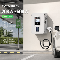 Station de recharge rapide DC intelligente pour véhicules électriques, 3 phases, 20KW, 30KW, 40KW, 60KW, CCS, GBT, NACS, pour la maison (wallbox)