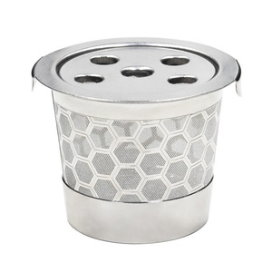 Stainless Steel Reusable K Cups Set Keurig <b>Coffee</b> Maker Multistream Technology Refillable Design Office With <b>Spoon</b> and Brush KF- - Product Image 4