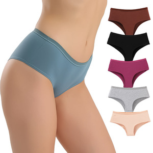 Culottes en coton pour femmes – Vente en gros de culottes en coton pour femmes, style boyshort taille basse, fines, grandes tailles, en stock - Product Image 1