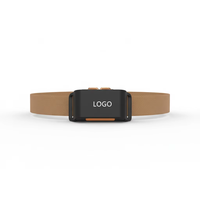 Traceur GPS pour animaux de compagnie Petop, multi-GNSS Beidou, suivi précis, étanche IPX7, localisateur intelligent pour chiens et chats, alertes géofence, 4G GSM, noir
