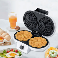 Zogifts Petit Déjeuner Maker Offre Spéciale Maison Multifonctionnel Double Plaque Gaufre Sandwich Chaleur Forme Chauffage Électrique Pancake Pan
