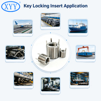 High Strength Nitronic 60 Key Locking Insert Anti Galling Keysert Threaded Insert for Aerospace Machinery Keensert