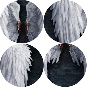 Modern Angel Wings Wall poster e stampe Abstract Angel Feather Pop Art Canvas Home Decor immagini per <span class=keywords><strong>soggiorno</strong></span> Cuadros - Product Image 4