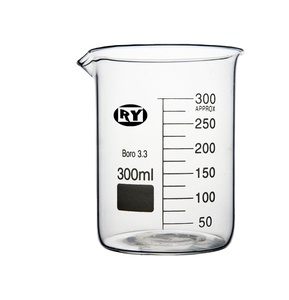 laboratory glassware thick walled low form beaker