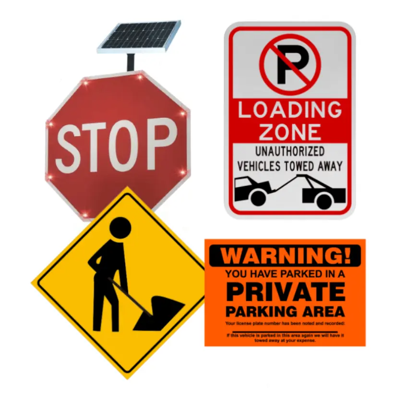 Custom Aluminum Reflective Street Sign Traffic