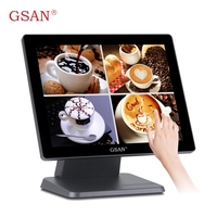 Moniteur tactile haute définition étanche à prix d'usine, 1024*768, écran tactile capacitif, système de point de vente