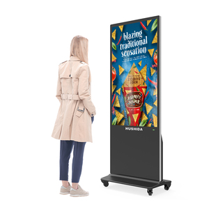 43 inch HD 4K hiển thị Android 10 điểm IR cảm ứng tương tác kỹ thuật số tiếp thị quảng cáo Màn hình hiển thị - Product Image 1