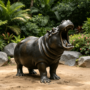 Statua di Grifone in Bronzo, Scultura di Creatura Mitologica Fusa a Mano per Decorazione da <span class=keywords><strong>Giardino</strong></span> Esterno - Product Image 3
