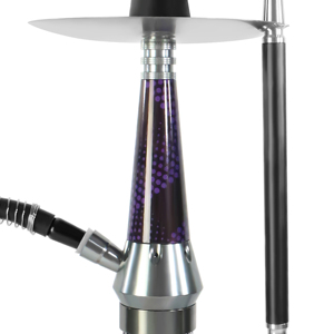 Chicha arabe en cristal, <span class=keywords><strong>bouteille</strong></span> en verre, narguilé en alliage d'aluminium, ensemble de narguilé de luxe, chicha complète, sheesha, narguilé - Product Image 3