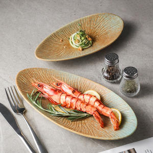 Vajilla de Cerámica Moderna para Cocina y Supermercado, Platos de Porcelana con Logotipo Personalizado para Restaurante, Platos de Cerámica para <span class=keywords><strong>Sushi</strong></span> - Product Image 3