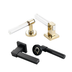 Lgedis Door Lock 7059 Zinc Alloy Lever Lock For Interior Room Bathroom Silent Operation - Product Image 2
